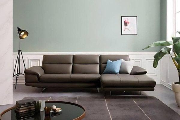 Sofa 3 chỗ đơn giản xám