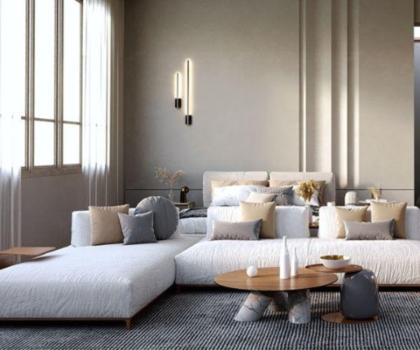 Kích thước tiêu chuẩn của ghế sofa chữ L