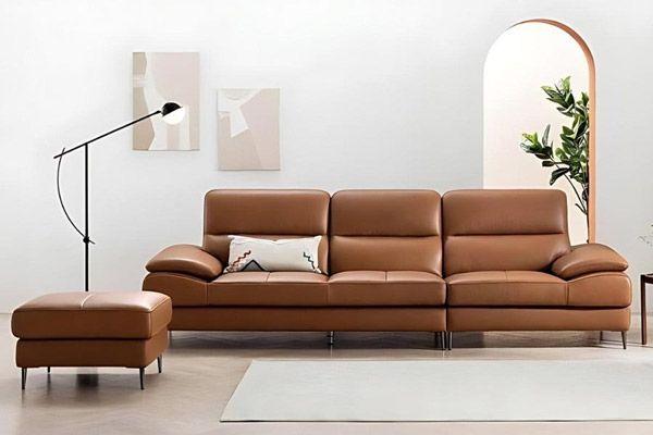 Sofa góc da 3 chỗ