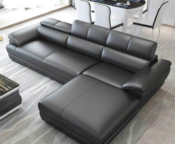 Sofa chữ L da cao cấp cho căn hộ chung cư
