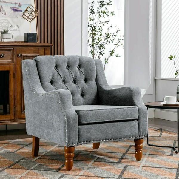 Ghế sofa đọc sách vải nỉ êm ái, khung gỗ chắc chắn, độ bền cao