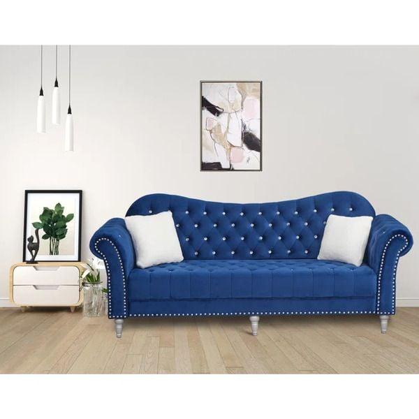 Mẫu sofa băng hiện đại bọc da thật Ý