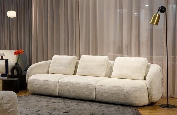 Sofa 1m6 màu trắng tinh tế