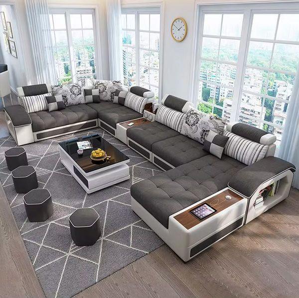 Full bộ sofa phong cách hiện đại cho biệt thự 
