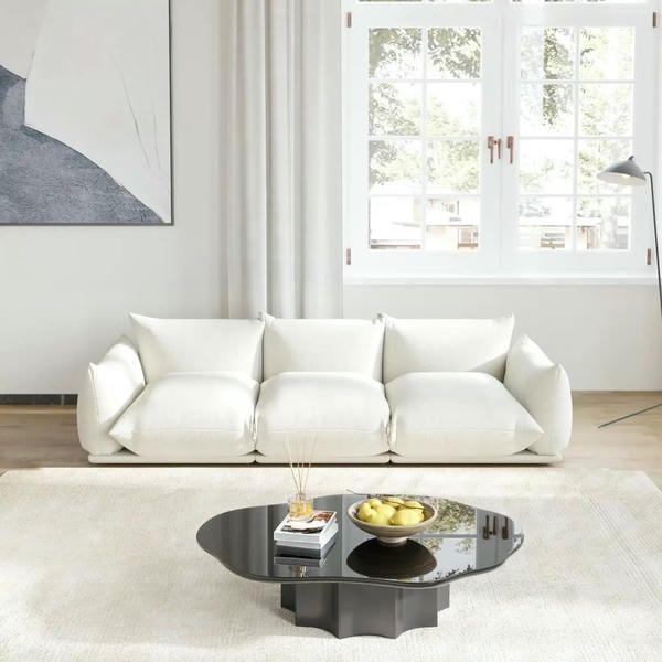 Thư giãn trọn vẹn cùng sofa ba thiết kế đơn giản, sang trọng