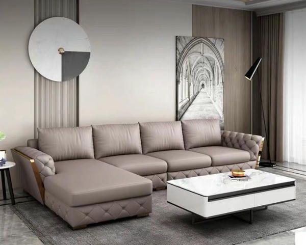 Mẫu 13: Sofa góc L đơn giản