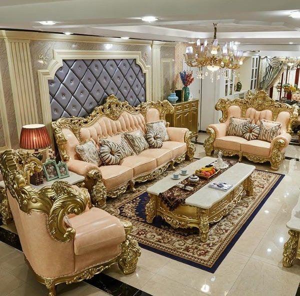 Mẫu 16: Sofa luxury phong cách hoàng gia