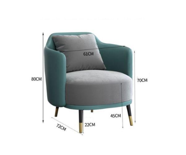 Kích thước của sofa có thể tùy chỉnh theo nhu cầu của khách hàng