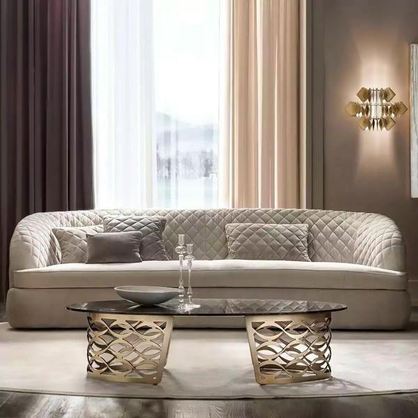 Mẫu 20: Mẫu thiết kế sofa phòng khách đẹp cho không gian nội thất căn hộ chung cư