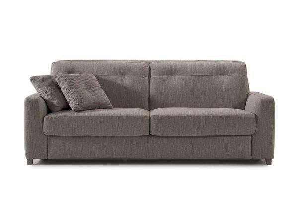 Sofa nỉ màu xám sang trọng