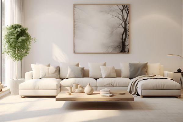 Sofa băng chất liệu nỉ cao cấp tăng vẻ đẹp cho ngôi nhà