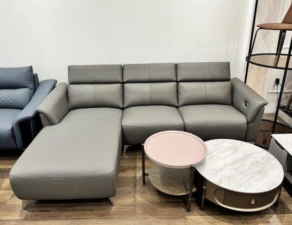 Ghế sofa da chữ L vừa có độ bền vượt trội vừa  mang lại vẻ đẹp sang trọng