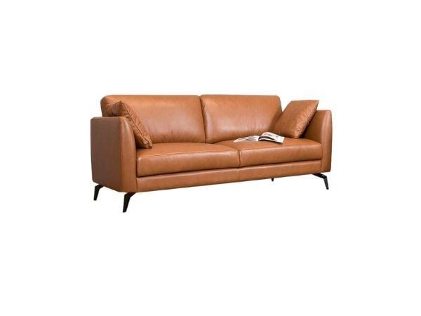 Sofa dáng dài bằng da cao cấp với thiết kế sang trọng
