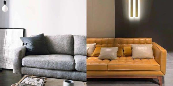 Sofa da hay Sofa nỉ bền hơn