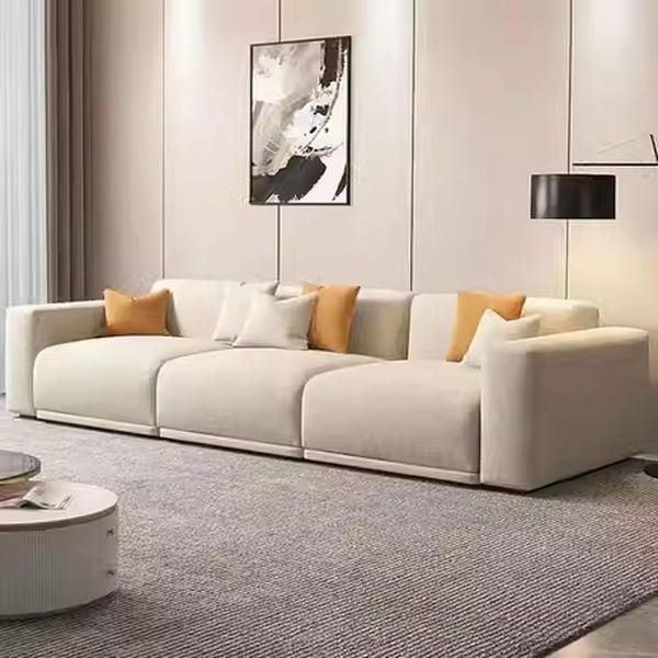 Ghế sofa da phòng khách dài 2m