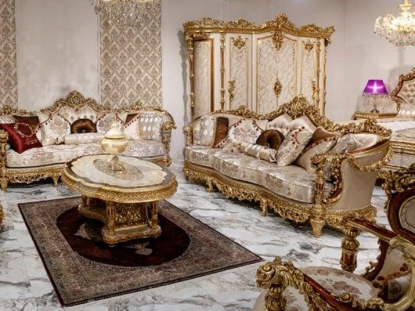 Sofa luxury phong cách hoàng gia cổ điển