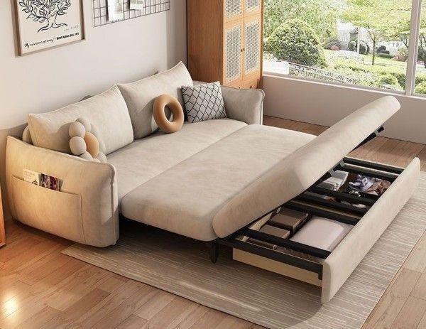 Ghế sofa tích hợp giường tiện lợi, tối ưu hóa không gian sống hiệu quả