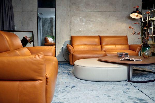 Sofa da thật Poliform