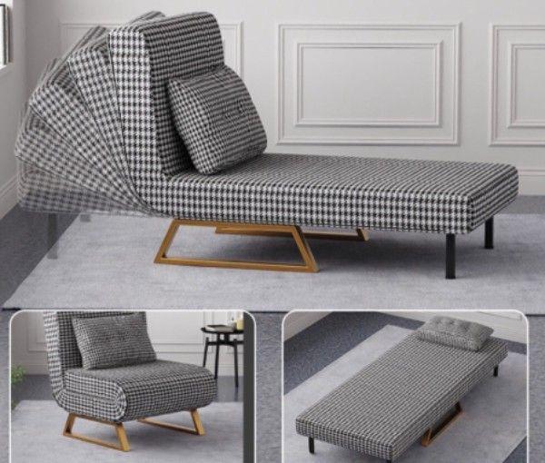 Ghế sofa giường gấp là sản phẩm nội thất đa năng, giúp người dùng dễ dàng chuyển đổi giữa chế độ ghế ngồi và giường ngủ