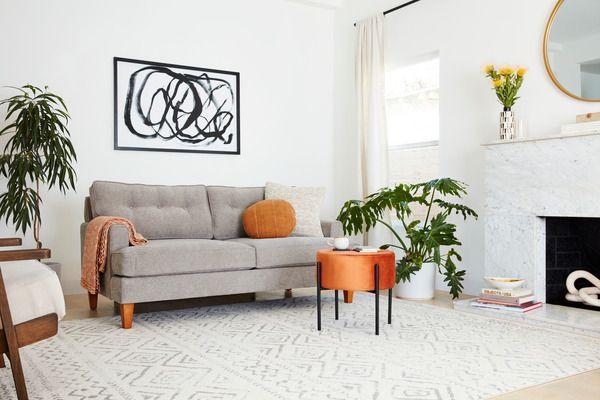 Sofa nỉ nhỏ gọn cho nhà chung cư