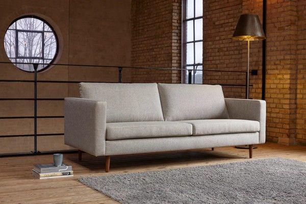 Sofa nhỏ gọn màu be 2 chỗ ngồi