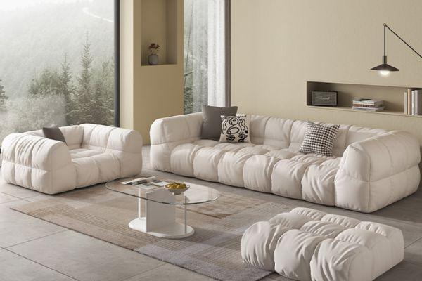Sofa lông vũ sang trọng và êm ái