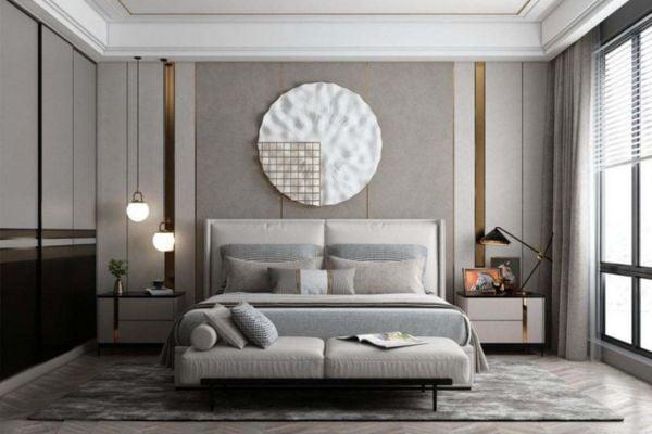 Sofa đuôi giường tăng thêm tiện nghi cho phòng ngủ