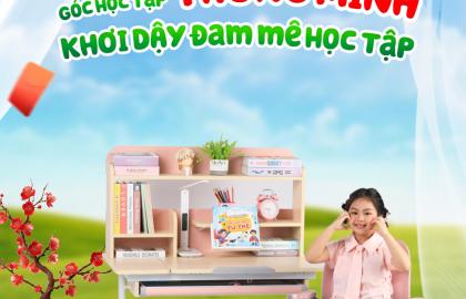 Ghế chống gù và bàn học thông mình - Bộ đôi bảo vệ bé yêu toàn diện