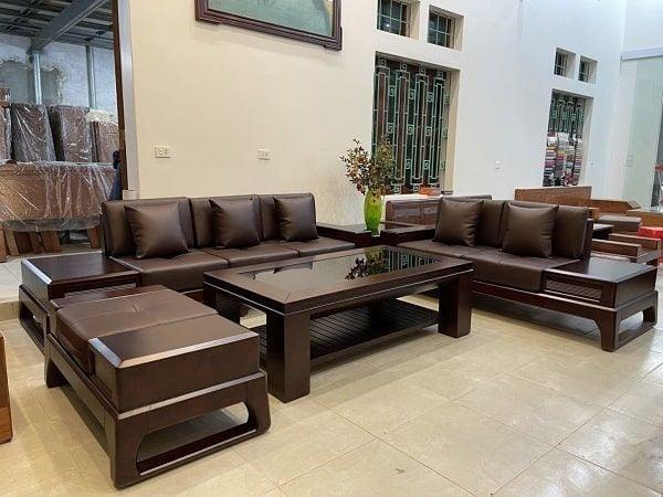 Sofa gỗ kết hợp giữa nét đẹp cổ điển và hiện đại