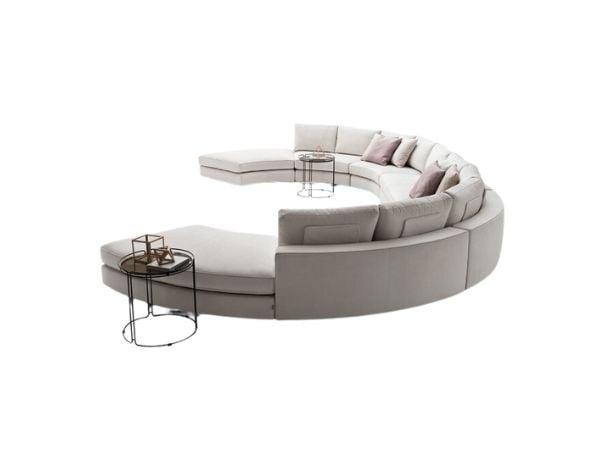 Thiết kế ghế sofa tròn chữ C vừa đẹp mắt vừa tiện dụng