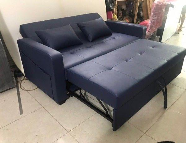 Mẫu sofa giường loại da