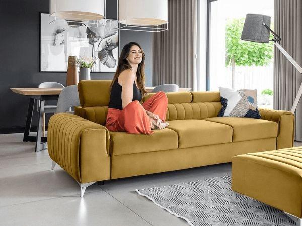 Tận hưởng giây phút thư giãn trên sofa văng bed 3 chỗ ngồi thoải mái