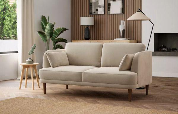 Ghế sofa hai chỗ màu be