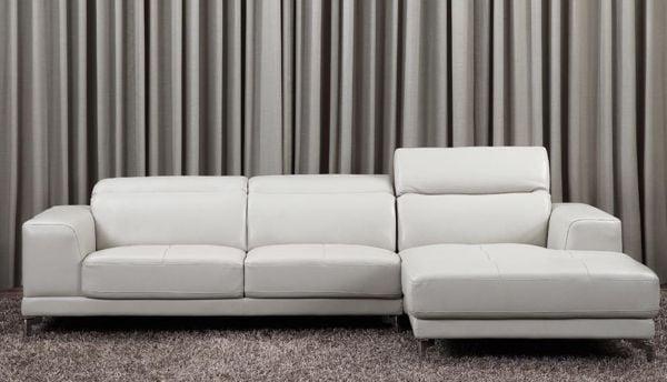 Ghế sofa da trắng