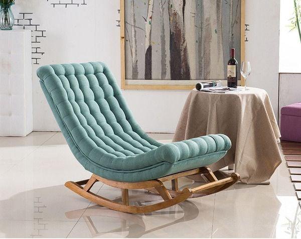 Sofa bập bênh chân gỗ