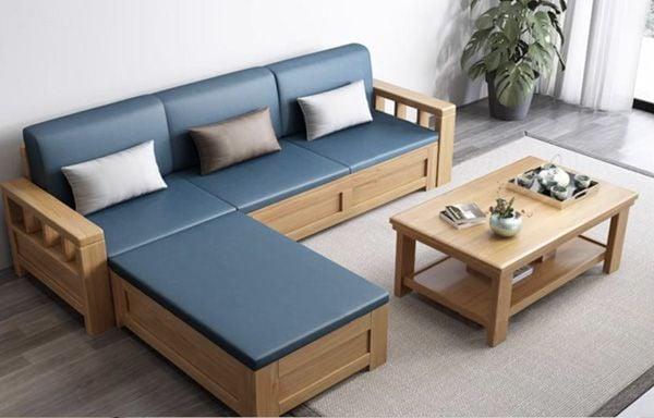 Mẫu sofa gỗ đẹp, hiện đại