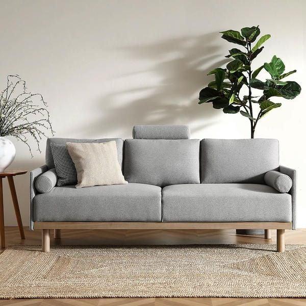 Sofa 1m6 bằng nỉ mềm mại, thoáng mát