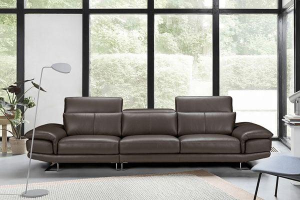 Sofa nhập khẩu Italia 3 chỗ ngồi đơn giản cho nhà ở