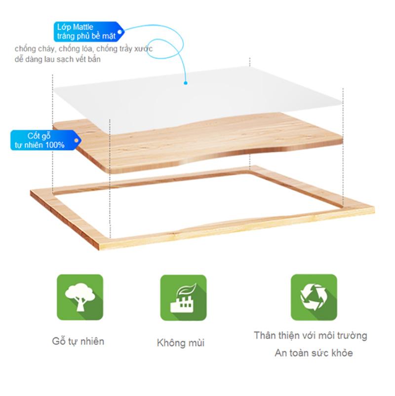 bàn gỗ học sinh cao cấp
