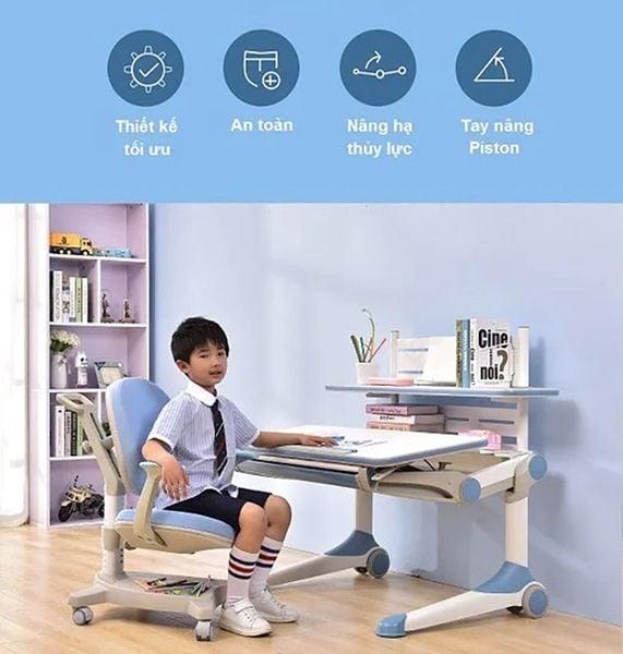 Chọn bàn học có giá sách tạo sự thuận tiện cho học tập