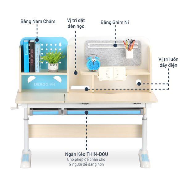 bàn học đôi ismart k1200