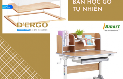 Thương hiệu bàn học gỗ tự nhiên được phụ huynh mua nhiều nhất
