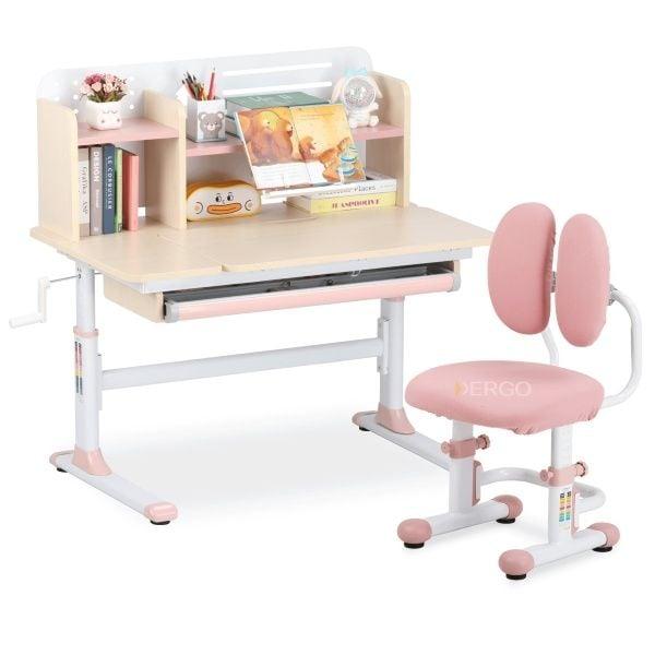 Bộ bàn học thông minh gỗ tự nhiên iSmart P100