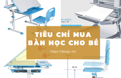 Nắm rõ những lưu ý khi mua bàn học sinh chống gù cho bé