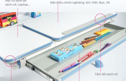 Cần lưu ý gì khi lựa chọn bàn học sinh tiểu học ở nhà?