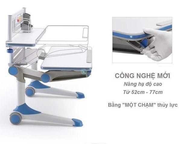 Điều chỉnh nâng hạ bằng Piston thủy lực