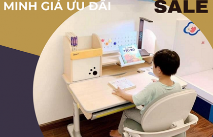 Bí quyết giúp phụ huynh mua bàn học thông minh cho bé với giá ưu đãi