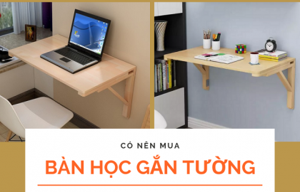 30+ mẫu bàn học treo tường thông minh, chuẩn đẹp