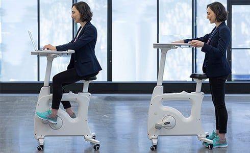 Bàn làm việc thông minh đạp xe Deskcise Pro