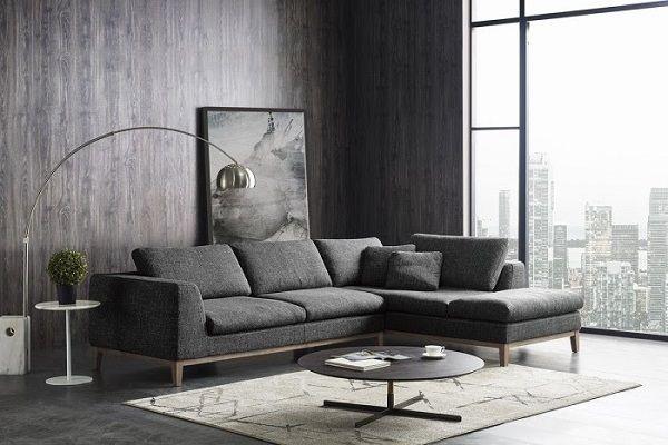 Ghế sofa màu xám thanh lịch sang trọng